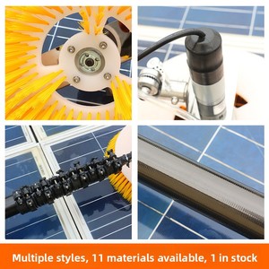 Machine de nettoyage photovoltaïque personnalisée à tête unique, modèle avec tige télescopique portative, équipement de nettoyage photovoltaïque sur mesure - Product Image 2