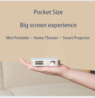 Proyector LED DLP Inteligente WIFI 3D 4K Pico 1080P de Alta Calidad, Mini Proyector de Video Portátil de Bolsillo para Cine en Casa Android