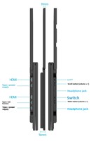 Écran portable tactile IPS FHD 1080P de 15,6 pouces, triple extension, Plug-and-Play, Mac/Windows, jeu, haut-parleur intégré, type C pour ordinateurs portables