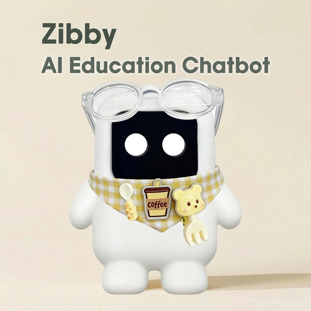 AI Chatbot Educational Robot Toy Kids ChatGPT DeepSeek 4G Wi-Fi Touchscreen ABS Material SIM Card Included Deepholo Zibby