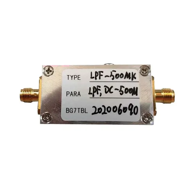 0.1M-1G Sma LPF Low Pass Filter 10k 100k 1M 2M 5M 10M 20M 30M 40M 50M 100M 110M 200M 500M 900M Lc DC FILTER RF Amplifier Radio