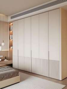 Meubles de chambre à coucher modernes durables combinaison en bois armoire garde-robe organisateur pour vêtements élégant placard - Product Image 6