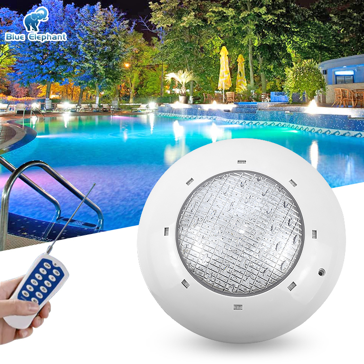12V Ac Ip68 Waterproof Warm White Wireless Underwater Led Rgb Swimming Pool Light Fixture