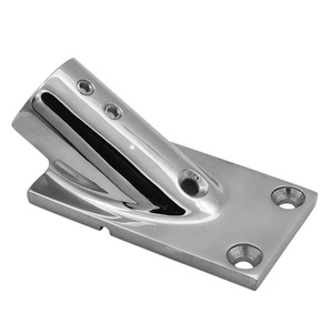 Stainless Steel 316 Marine Rectangular Railing Base 30 Degree 1 Inch(25mm) Tube Handrail Fitting Stanchion <b>Yacht</b> Boat Hardware B - Product Image 3