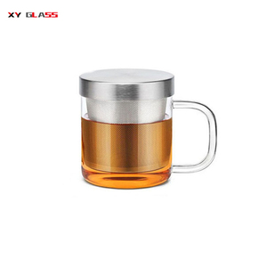 Durevole progettato arrivo borosilicato forno cassetta di sicurezza di vetro colino da tè infusore <span class=keywords><strong>tazza</strong></span> - Product Image 6