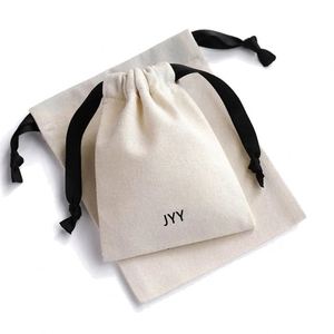 Sac à cordon personnalisé en coton imprimé pleine surface pour jouets, livres, papeterie, emballage, cadeau, pochette anti-poussière en coton recyclé - Product Image 2