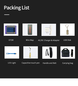 OTDR con Pantalla Táctil de 5.0 Pulgadas, WiFi y Red GPRS, con Probador de Cables IOLA y RJ45, Modelo Más Reciente, Gran Venta - Product Image 6
