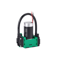 PENGPU Pompe à air micro 12V/24V CC sans balais -88KPa Pompe à diaphragme sans huile Pompe d'analyse d'échantillonnage de gaz OEM