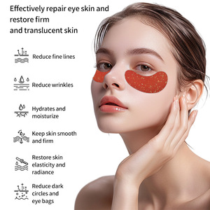 Masque pour les yeux au collagène marin Cktuing, 12 pièces, anti-rides, atténue les ridules - Product Image 5