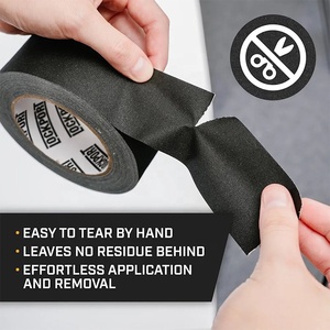 Giai đoạn không thấm nước OEM liên kết vải tùy chỉnh nhiệm vụ nặng nề dễ dàng để xé gaffer Băng Đen 50m x 50mm - Product Image 2