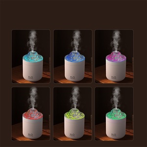 <span class=keywords><strong>Prix</strong></span> bas Portable Cool Mist Usb Led changement de couleur chambre feu flamme humidificateur arôme diffuseur d'huile essentielle H2O humidificateur d'air - Product Image 5