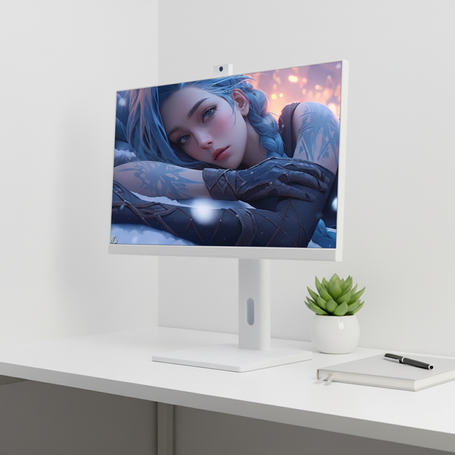 Brand New 24 Inch All in One Computer Core I7 Full HD 1920x1080 IPS Display No Flicker Eye Protection Business Use