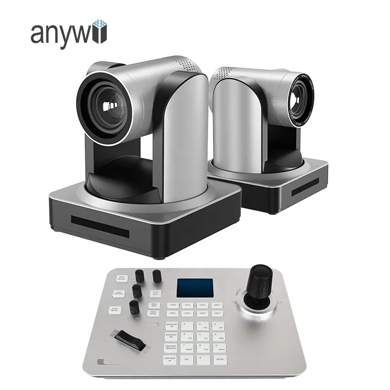 Anywii RS422 RS485 RS232 ptz denetleyici poe ip uzaktan ptz kontrol joystick 20x 30x ptz kamera set ile denetleyici