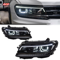 LKS VW pour L 2017-2020 Ensemble de phares LED 55W 6000K Nouvelle édition haut de gamme DRL Clignotant séquentiel