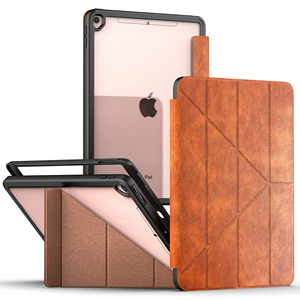 Cho <span class=keywords><strong>iPad</strong></span> 9.7 Inch 2017/2018 Tự Động Ngủ Ba Lớp Da Tổng Hợp Máy Tính Bảng Redmi 11 Xiaomi 6 <span class=keywords><strong>Mi</strong></span> Pad 6S Pro Trường Hợp - Product Image 1