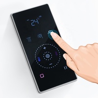 Ensemble de douche LED avec musique, système de douche à effet pluie de luxe, robinet de douche à écran tactile