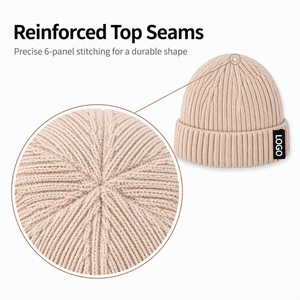 Gorro de Pescador Personalizado con Logotipo Bordado, Tejido Acrílico Suave, Cálido para Otoño e Invierno, Unisex, con Borde Plegado - Product Image 4