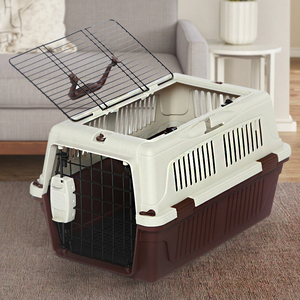 Caisse de transport pour animaux de compagnie Pet Skylight Flight Carrier Light Travel Dog Box de haute qualité, avec logo et couleur personnalisés, et roulettes. - Product Image 1