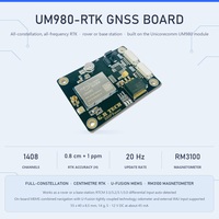 Module GPS de haute précision UM980 GNSS avec système complet, fréquence complète, faible consommation, RTK différentiel et couverture ciel-terre complète