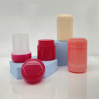 Conteneur en bâton de déodorant baume à lèvres biodégradable 15g personnalisé Tube d'emballage cosmétique rotatif en PP sérigraphie