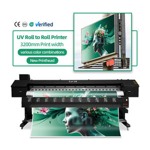 Impresora UV de Gran Formato de 10 Pies (3.2m) con 2 Cabezales I3200/xp600, Impresora de Rollo a Rollo para Impresión de Pancartas Flexibles y Adhesivos - Product Image 4
