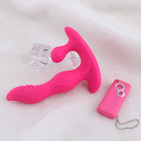 GREAT FORCE Erwachsenen-Sextoy-Produkte Silikon Fernbedienung Vibrierende Massagegeräte Analplug Vibrator Sexspielzeug für Männer und Frauen