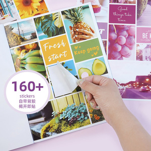 Kit Personalizzato <span class=keywords><strong>per</strong></span> Vision Board <span class=keywords><strong>per</strong></span> <span class=keywords><strong>Adulti</strong></span>, 16 Fogli, Set di Adesivi con Parole, Pannello dei Sogni <span class=keywords><strong>per</strong></span> Definire Obiettivi, Pagine Staccabili - Product Image 2