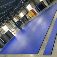 Tapis de lutte pour la maison, karaté, MMA, judo, durables, petits, enroulables, déroulables, 10x10-20x20