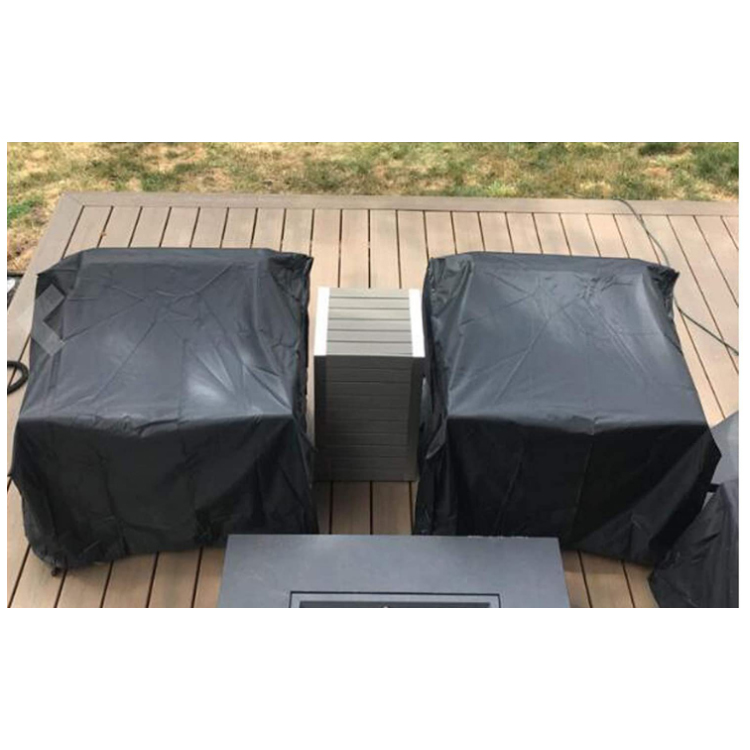 Yuchen Waterproof Custom Logo PE Heavy Duty Dust Proof Outdoor Patio Table Cover Outdoor Garden Furniture Covers