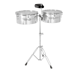 Instrumento de Percusión, Juego de <span class=keywords><strong>Timbales</strong></span> de Acero, Tambor Timpani de 13+14 Pulgadas con Campana y Soporte - Product Image 1