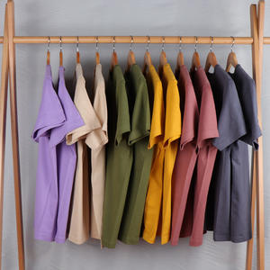 GYN17 Fabricants de vêtements OEM 100% coton tricoté 220gsm lourd, logo imprimé à l'écran, taille plus, décontracté, manches courtes - Product Image 2