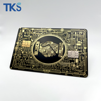 Carte de paiement NFC en acier inoxydable | 13.56MHz RFID Type 4 | Code QR gravé au laser et bande magnétique | Carte d'entreprise sécurisée de 1 Ko