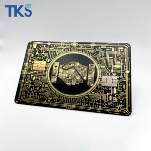 Carta di pagamento NFC in acciaio inossidabile | 13.56MHz RFID tipo 4 | Codice QR inciso al Laser e banda magnetica | 1KB carta aziendale sicura - Product Image 3