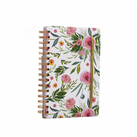 Carnets d'activités et agendas personnalisés de luxe à couverture rigide B4, élégants, en gros, avec spirale et bande élastique dorée, impression sur mesure pour fournisseurs