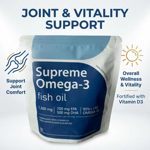 Capsules d'huile de poisson triple concentration formule personnalisée, riches en EPA et DHA pour le soutien de la santé des articulations, OEM ODM Marque Privée - Product Image 1