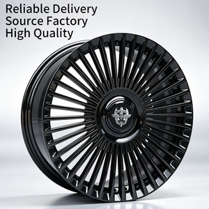 Jantes Flowtone, nouvelles jantes noires multi-rayons personnalisées, 18-24 pouces, jantes de 26 pouces pour Land Rover, Cullinan, Mercedes-Benz S-Ideal L7 - Product Image 1