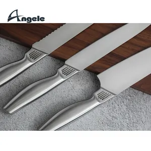 مخصص 6 قطعة حادة شريحة فولاذية الشيف الحديثة سكاكين المطبخ طقم السكاكين مع اللون مربع