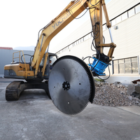 Nouveau modèle 2026 – Scie hydraulique professionnelle pour excavatrice, accessoire de coupe puissant pour roche, équipement de construction