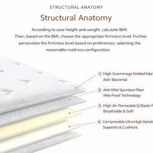 AISLUMBERX Smarte Graphen-Heizmassagematratze mit Airbag-System, Einstellbare Härte, Umweltfreundlich für Zuhause, Krankenhaus, Schlafzimmer - Product Image 3