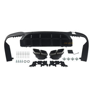 Lèvre de pare-chocs arrière diffuseur arrière style GLC63 AMG pour <span class=keywords><strong>Mercedes</strong></span> Benz classe <span class=keywords><strong>GLC</strong></span> X253 AMG GLC43 2017 <span class=keywords><strong>2018</strong></span> 2019 GLC250 GLC300 - Product Image 6