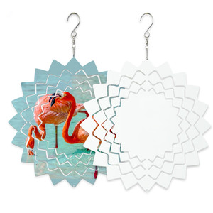 Wholesale Blank Sublimation Wind Spinners for <b>Garden</b> Ornament Decoration Wind Spinner Sublimation Blank 10 Inch - Product Image 6