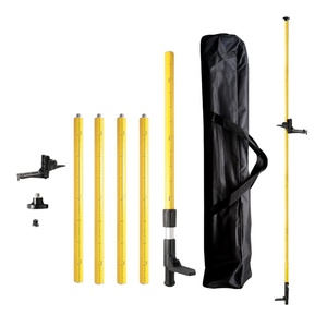 قضيب دعم مستوى الليزر المحمول M/11.8ft ، ارتفاع قابل للتعديل ، سميك من الألومنيوم ، قطب تصغير Z360 - Product Image 1