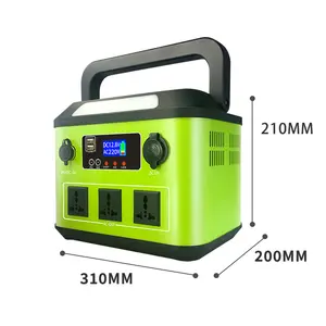 Solar Generator 500W 70200mAh Solar Portable Power Station For Camping Food Truck Explorer Phone Back up using