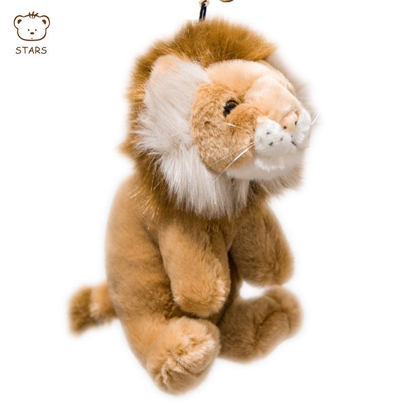 Plush lion keychain custom various design animal plush keychain