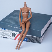 Poupée Mannequin Articulée Noire de 30 cm pour Jeu d'Imitation, Modèle de Jouet Souple, Poupée Africaine Unisexe en Gros