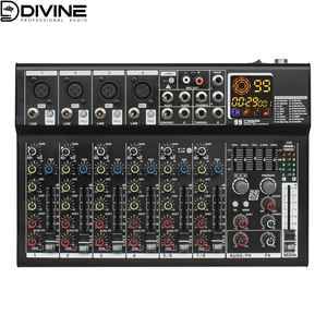 Mixer Console 6/8 kênh giao diện âm thanh, được sử dụng cho nhà karaoke máy tính ghi âm chuyên nghiệp âm thanh và video chiếu sáng - Product Image 2