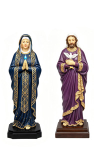 Estatua de Jesucristo Pintada a Mano con Resina Epoxi, Cruz Bíblica, Figura Religiosa Católica Hecha a Mano, Artesanía para el Hogar y la Iglesia - Product Image 3