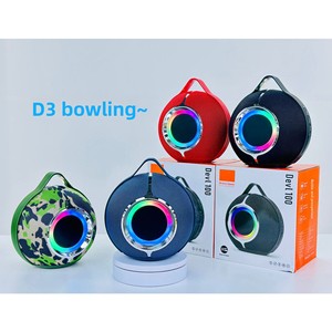 Nuevo Altavoz Portátil RGB Estilo Bowling para Exteriores, Mini, Compacto, con Luces <span class=keywords><strong>de</strong></span> Colores, Ranura para Tarjeta, Sonido Inalámbrico 5.0 - Product Image 3