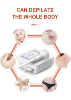 Machine d'épilation au laser à diode 808 nm portable, indolore et permanente pour salon de beauté