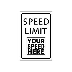 OPT EE. UU. Estándar MUTCD Señales de advertencia de tráfico de seguridad Señal de límite de velocidad - Product Image 1